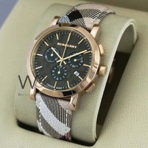 Burberry Watch Multicolored Leather Belt | Watches Prime
