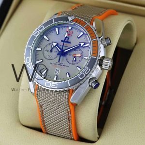 ساعه من007 OMEGA بلون رمادى وسير مطاط رمادى | واتشز برايم