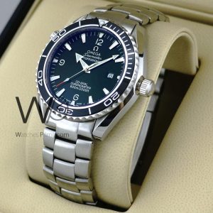 OMEGA BLACK WATCH STAINLESS STEEL SILVER BELT| Watches Prime
