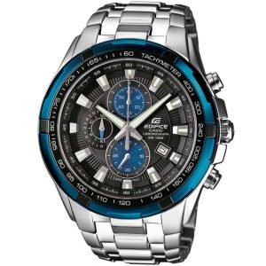 ساعه من Tag Heuer تعمل بعدادات بلون ابيض وسير بنى من الجلد | واتشز برايم