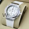 HUBLOT WATCH WHITE WITH RUBBER WHITE BELT | Watches Prime