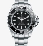 ساعه من rolex بلون اسود وسير فضى من المعدن | واتشز برايم