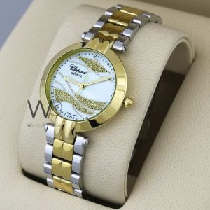 ساعة شوبارد حريمى معدن ذهبى و فضى
