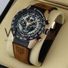 ساعه من Tag Heuer تعمل بعدادات بلون اسود وسير هافان من المطاط | واتشز برايم