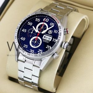 TAG Heuer Chronograph Men’s Watch with Vibrant Blue Dial