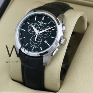 Tissot Chronograph Men’s Watch Featuring a Sleek Black Dial