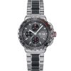 ساعه من Tag Heuer تعمل بعدادات وسير اسودxفضى من المعدن | واتشز برايم