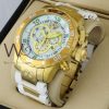 Invicta Men's Watch with white Rubber strap | Watches Prime