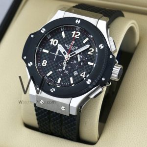 ساعه ِHUBLOT BIG BANG وسير اسود من المطاط | واتشز برايم