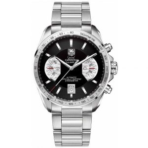 TAG Heuer Chronograph Men’s Watch with a Timeless Black Dial