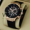 ساعه Hublot بلون اسود وسير اسود من المطاط | واتشز برايم