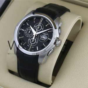 Tissot Chronograph Men’s Watch with a Sophisticated Black Dial