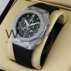 ساعه منHUBLOT بلون اسود وسير اسود من المطاط | واتشز برايم