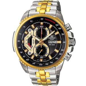 Casio Edifice Chronograph Men's Watch with a Modern Black Dial Finish