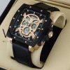 Richard Mille Automatic Black Leather Strap | Watches Prime