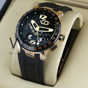 Ulysse nardin automatic black watch for men