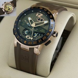 Ulysse nardin automatic brown watch for men