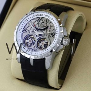 Roger Dubuis White Dial Men's Watch with an Automatic Mechanism