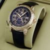 ساعة Patek Philippe سير اسود من الجلد الطبيعى | واتشز برايم
