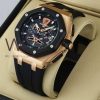 ساعه منِAudemars Piguet سير اسود من المطاط | واتشز برايم