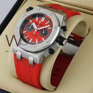 ساعه منِAudemars Piguet سير اسود من المطاط | واتشز برايم
