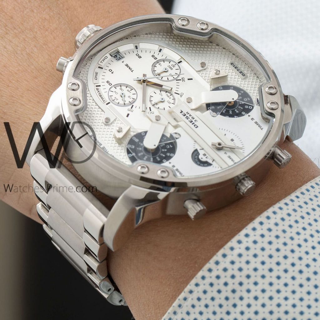Diesel Silver Metal strap Men's Watch | Watches Prime