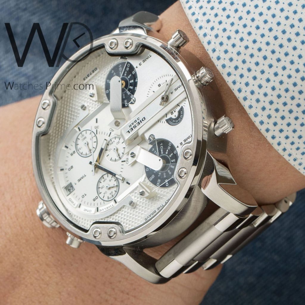 Diesel Silver Metal strap Men's Watch | Watches Prime
