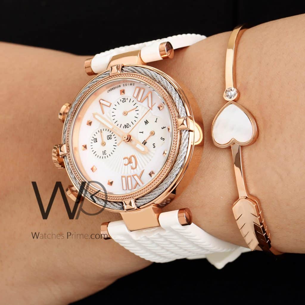Guess Collection GC White Dial Women Watch | Watches Prime