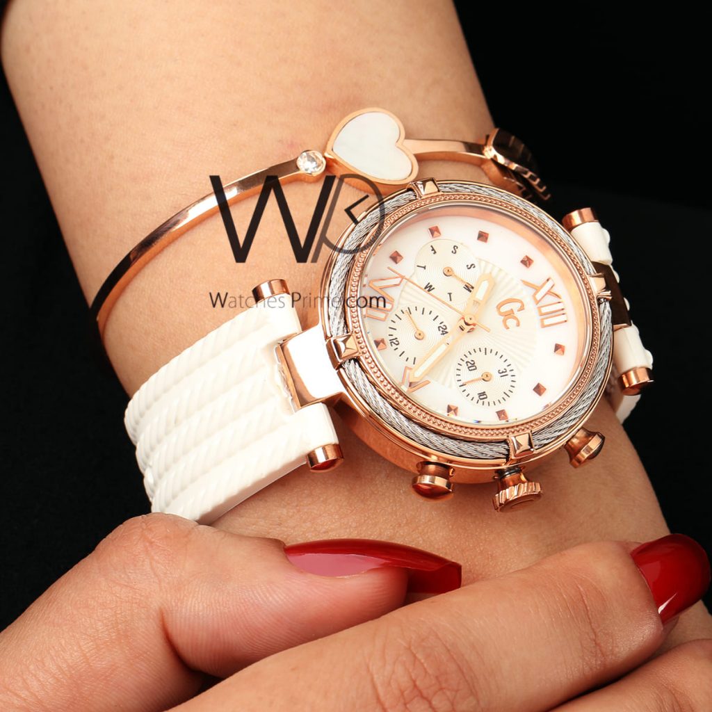 Guess Collection GC White Dial Women Watch | Watches Prime