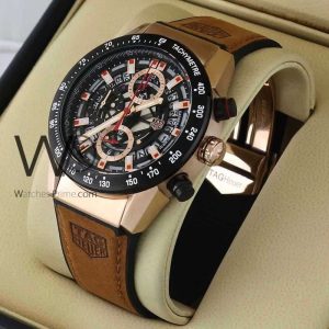 TAG Heuer Men’s Chronograph Watch – Black Dial