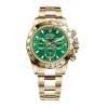 ساعه rolex بلون اخضر وسير دهبى من المعدن | واتشز برايم