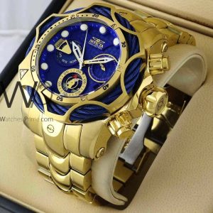 ساعه من rolex بلون ازرق وسير فضى من المعدن | واتشز برايم