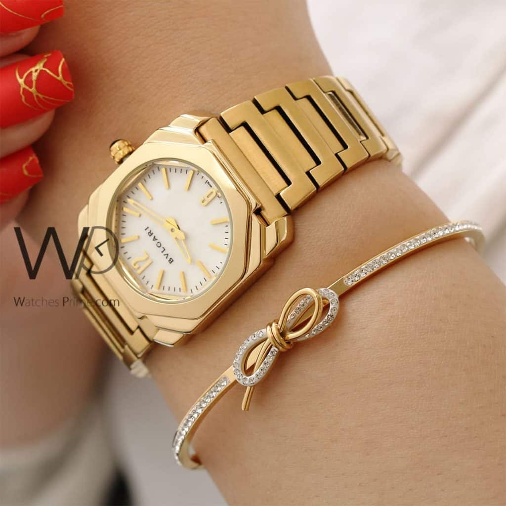 Bvlgari Women's Watch with White Dial | Watches Prime
