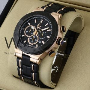 Sleek Guess Collection Black Dial Chronograph for Modern Style