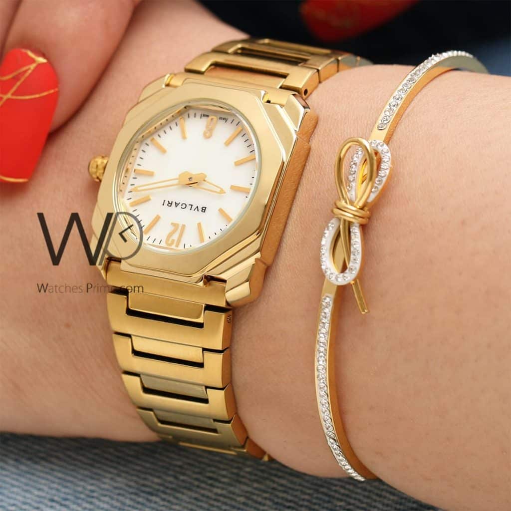 Bvlgari Women's Watch with White Dial | Watches Prime