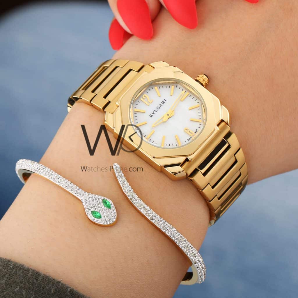 Bvlgari Women's Watch with White Dial | Watches Prime