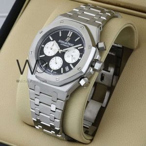 Audemars Piguet chronograph black watch for a bold impression