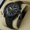 ساعه من OMEGA 007 بلون اسود وسير جلد اسود | واتشز برايم