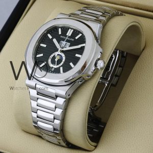 Patek Philippe Watch Stainless Steel Strap and Dial