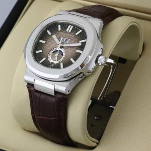 ساعه من OMEGA 007 بلون اسود وسير جلد اسود | واتشز برايم