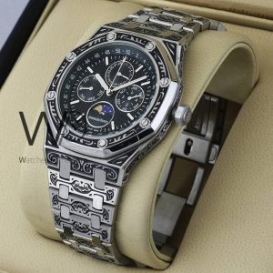 Audemars Piguet Black Chronograph Watch Luxury Style