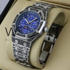 Udemars piguet chronograph watch blue