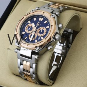 Guess Collection Blue Chronograph Watch Sleek Style