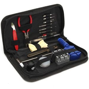 19 pcs Watch Tools Watch Opener Remover Spring Bar Repair Pry Screwdriver Clock Repair Tool Kit