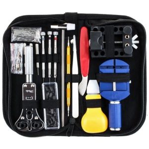 147 pcs Watch Link Pin Remover Watchmaker Case Opener Repair Tool Kit Set Opener Link Spring Bar Remover Horlogemaker Gereedschap