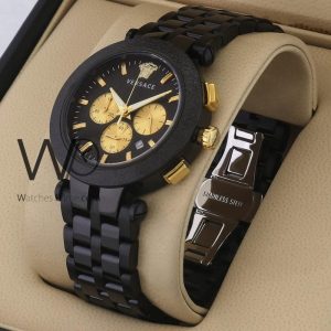 Versace black chronograph men’s watch, bold design