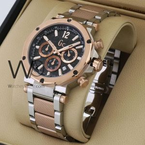Guess Collection Gc Black Chronograph Watch