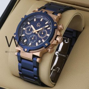 Guess Collection Men's Blue Dial Chronograph Watch