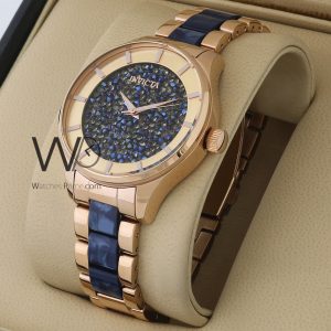 Invicta women's watch with blue dial