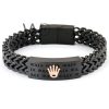 Rolex black stainless steel men's bracelet | Watches Prime